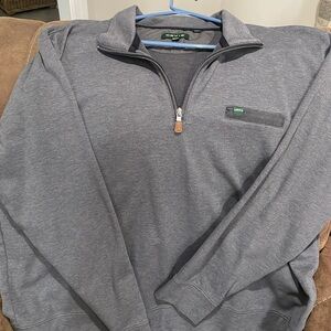 Xxl Orvis medium weight grey pullover